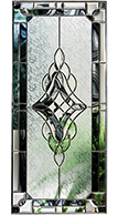 Addison entry door glass from Clopay
