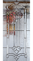 Capella entry door glass from Clopay