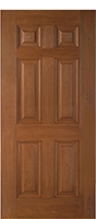 Cherry Panel Style FC6000 entry door paint from Clopay