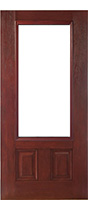 Mahogany Panel Style FM3071 entry door paint from Clopay