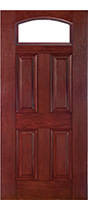 Mahogany Panel Style FM60023 entry door paint from Clopay