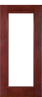 Mahogany Panel Style FM6091 entry door paint from Clopay