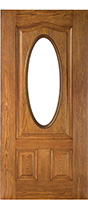 Oak Panel Style FO3078 entry door paint from Clopay