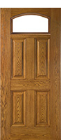 Oak Panel Style FO6023 entry door paint from Clopay