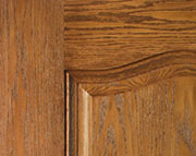 Oak grain entry door from Clopay