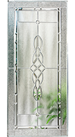 Pinehill entry door glass from Clopay