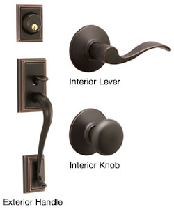 Addison Collection Entry Door Hardware from Clopay